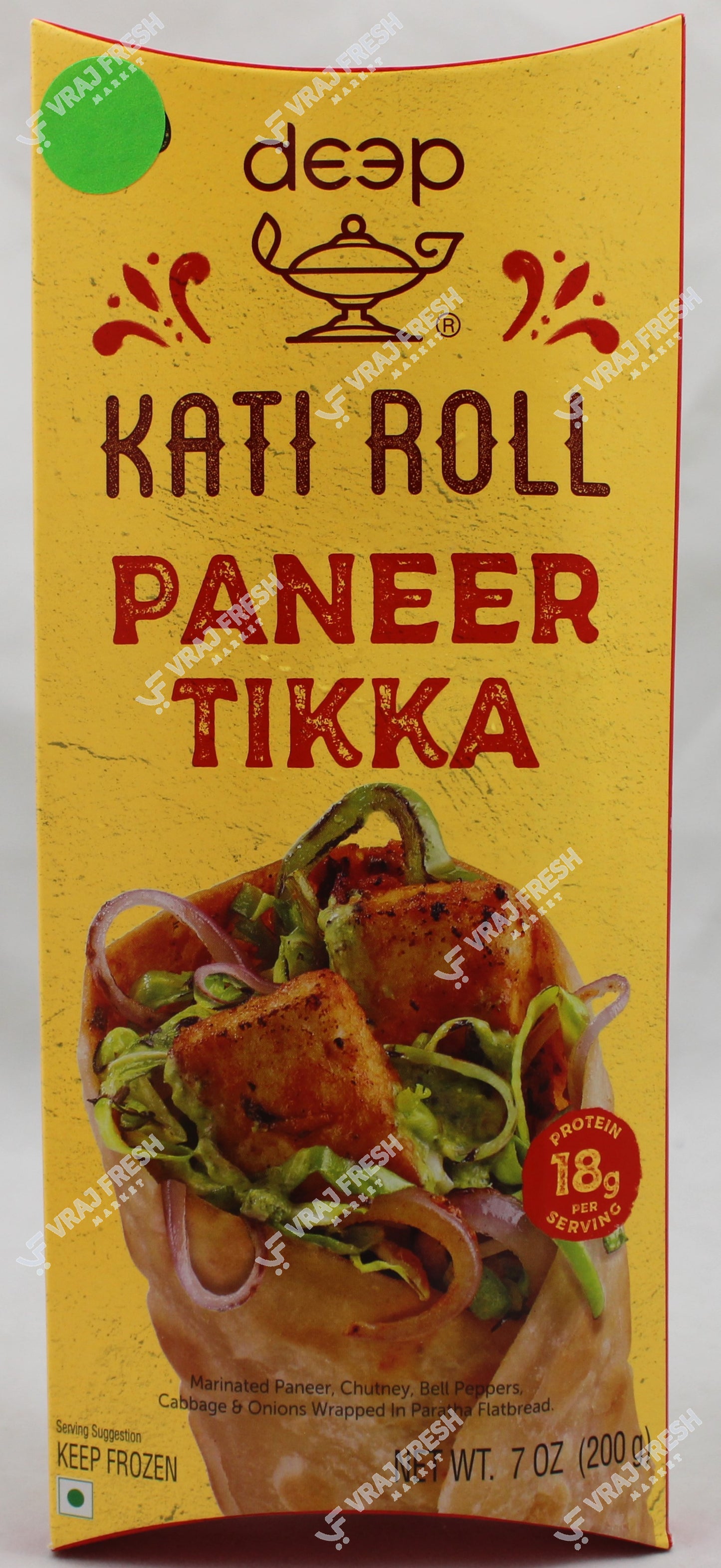 DEEP PANEER TIKKA KATI ROLL - 200 G