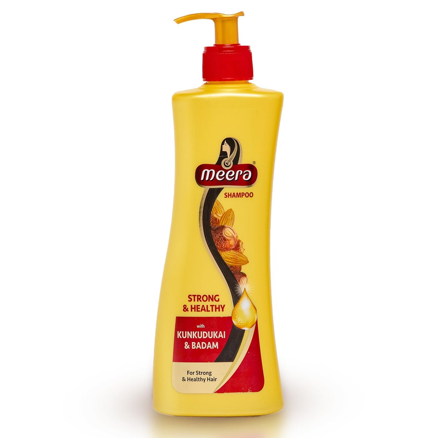 MEERA SHAMPOO KUNKUDUKAI BADAM - 340ML