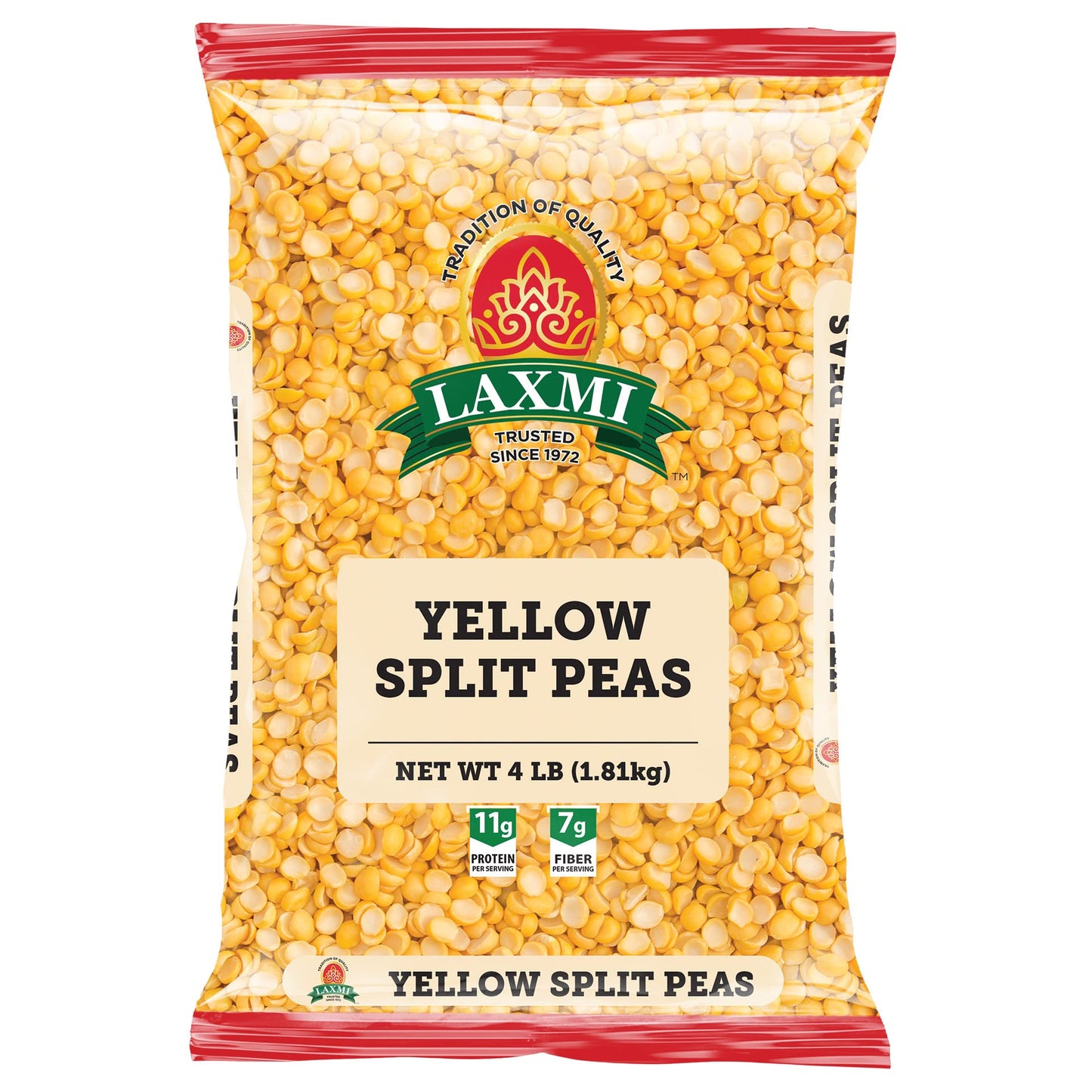 LAXMI YELLOW SPLIT PEAS - 4 LB