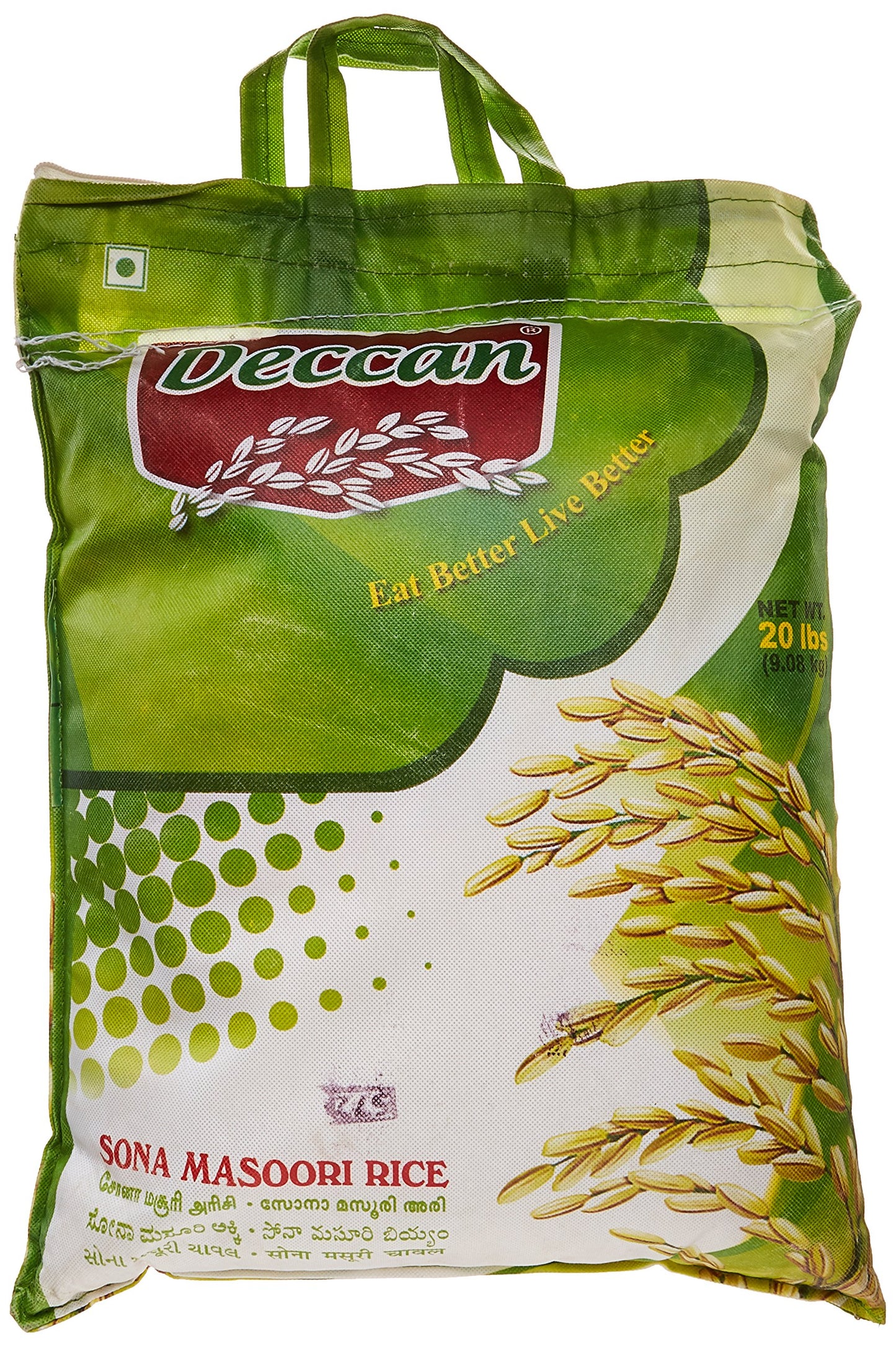 DECCAN SONA MASOORI RICE 20 LB