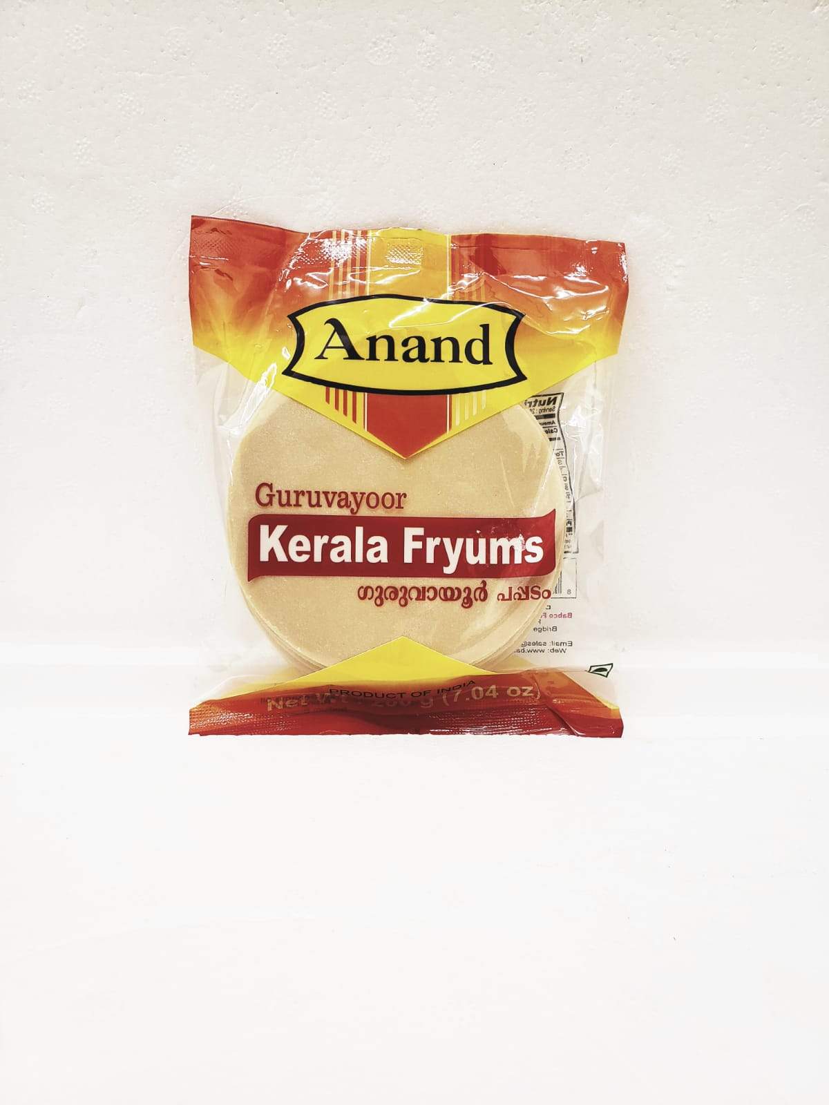 ANAND KERALA FRYUMS 200 G