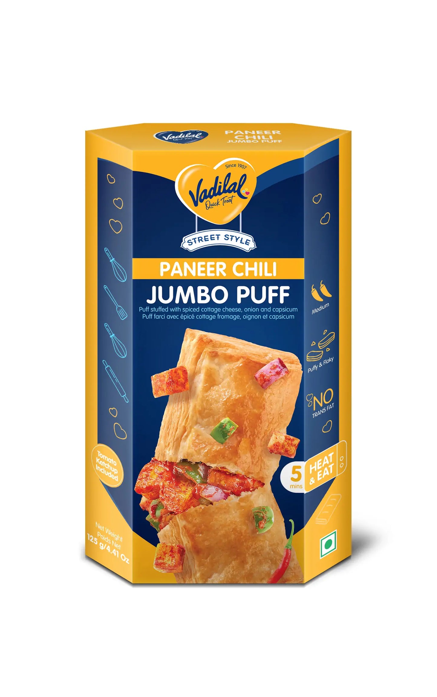 VADILAL PANEER CHILLI JUMBO PUFF