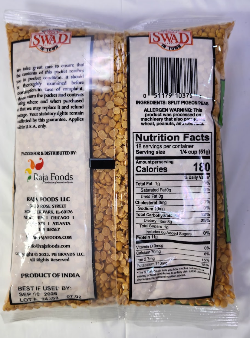 SWAD TOOR DAL