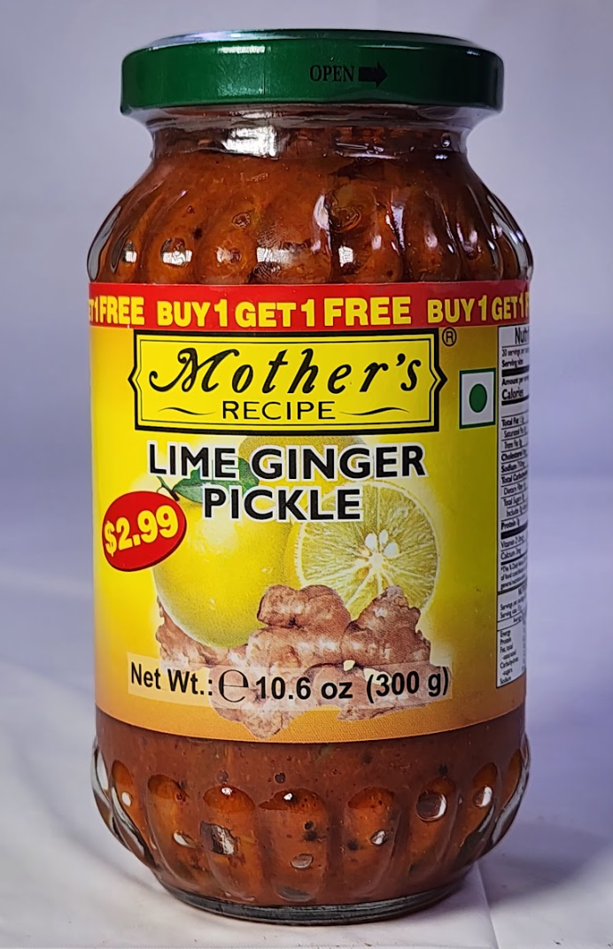 MOTHER'S LIME GINGER PICKLE - 300 G