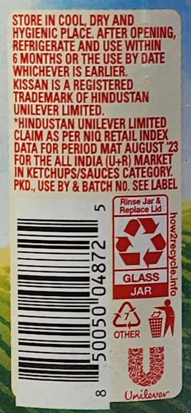 KISSAN SWEET AND SPICY SAUCE - 500 G