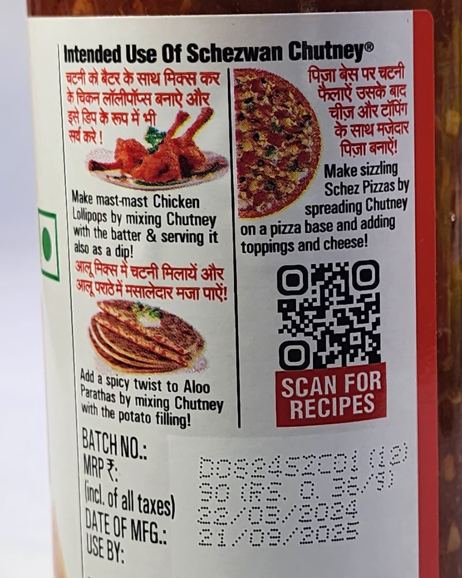 CHING'S SCHEZWAN CHUTNEY 250 G