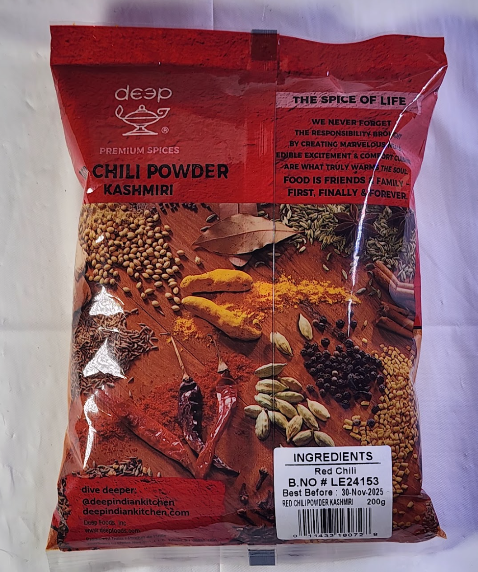 DEEP KASHMIRI RED CHILLI POWDER - 200 G