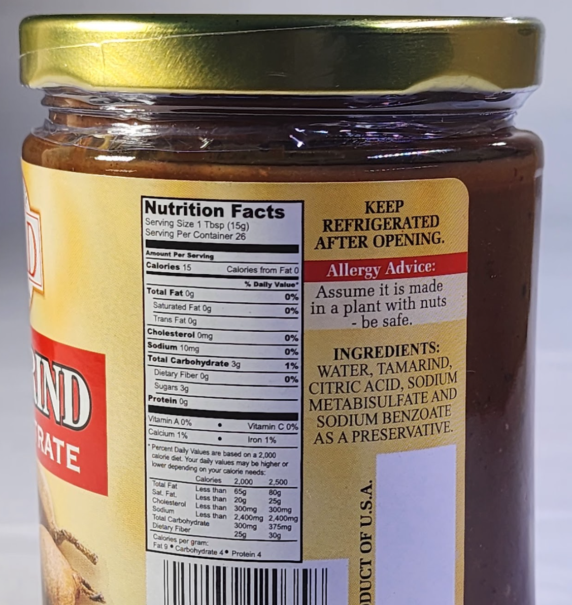 SWAD TAMARING CONCENTRATE - 400 G
