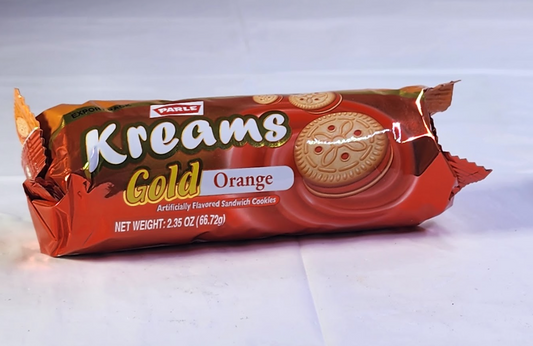 PARLE KREAMS ORANGE BISCUITS