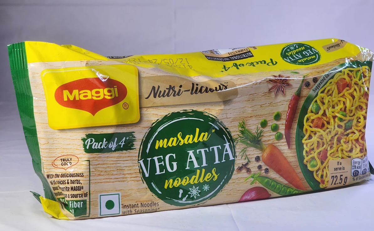 MAGGI MASALA ATTA NOODLES - 72 G