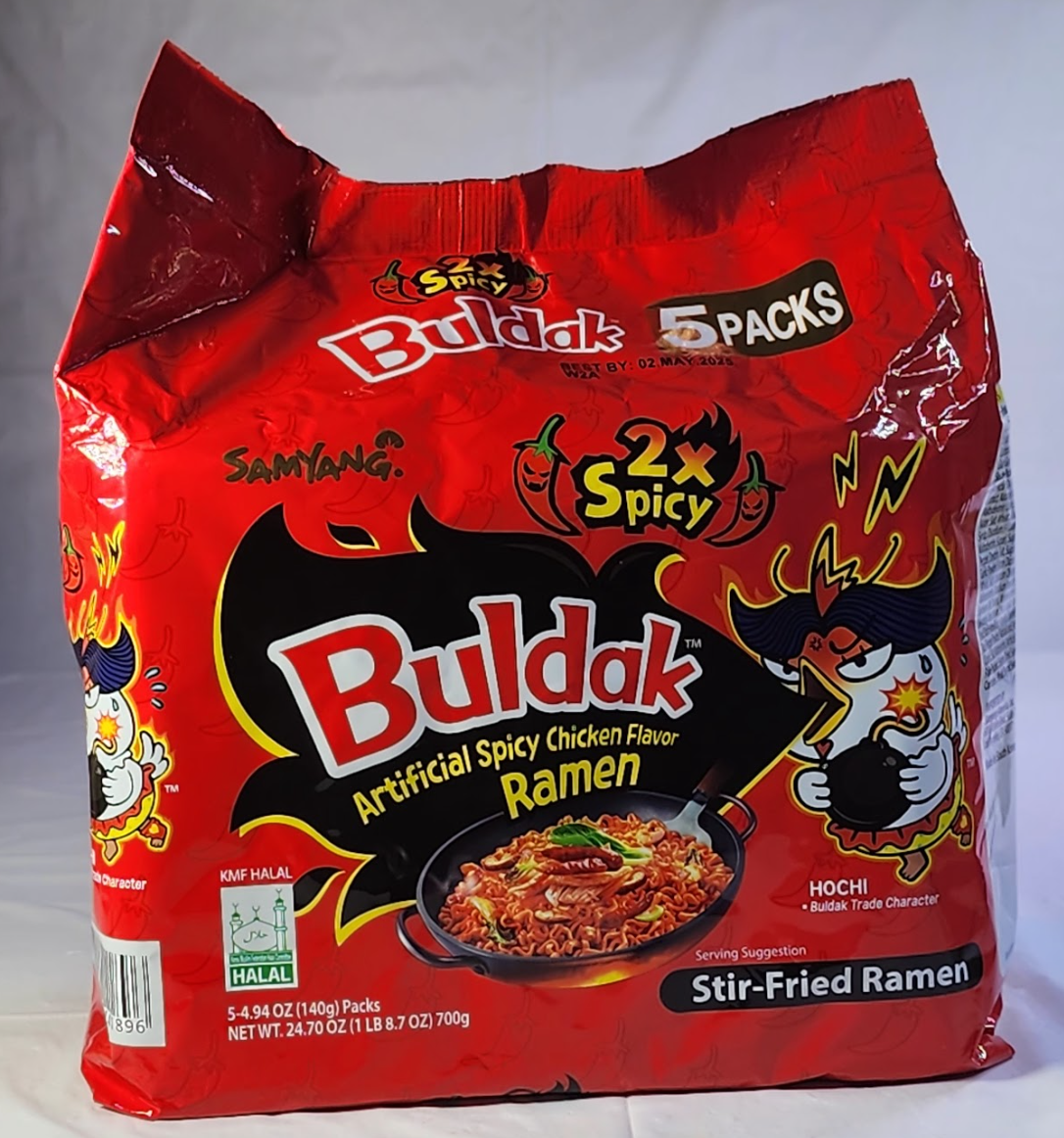 BULDAK CHICKEN FLAVOR RAMEN NOODLES - 700 G