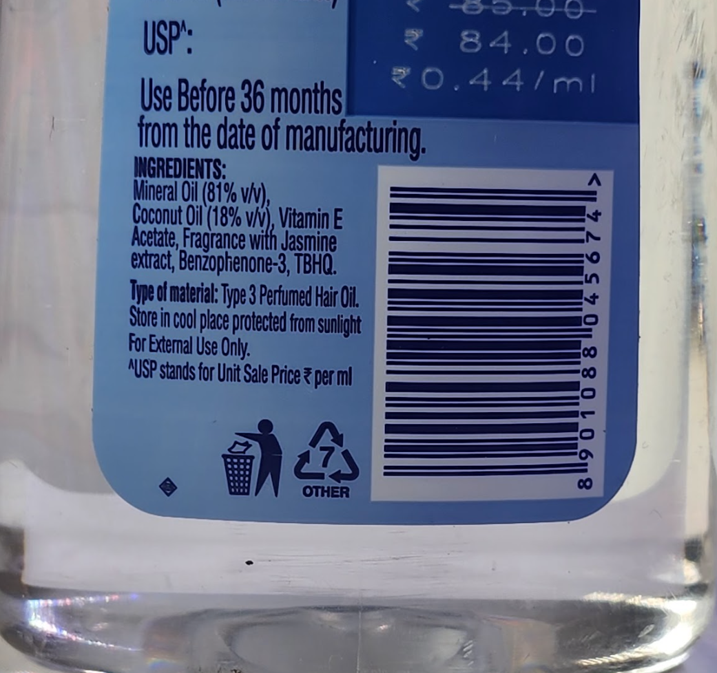 PARACHUTE JASMINE HAIR OIL