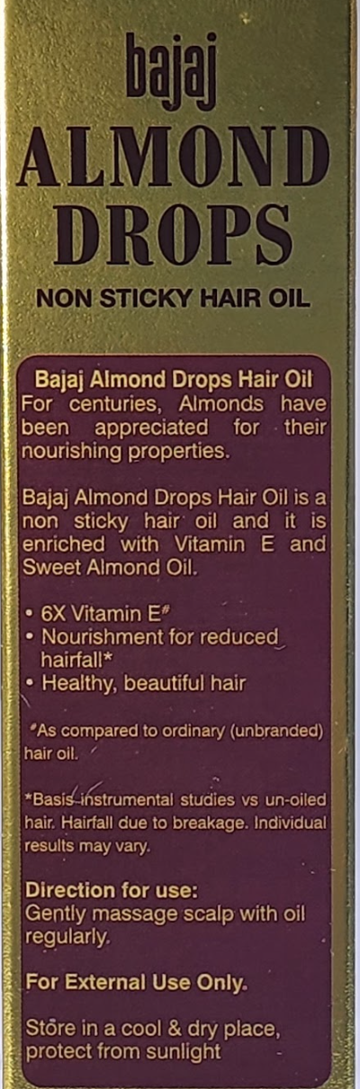 BAJAJ ALMOND DROPS HAIR OIL - 300 ML