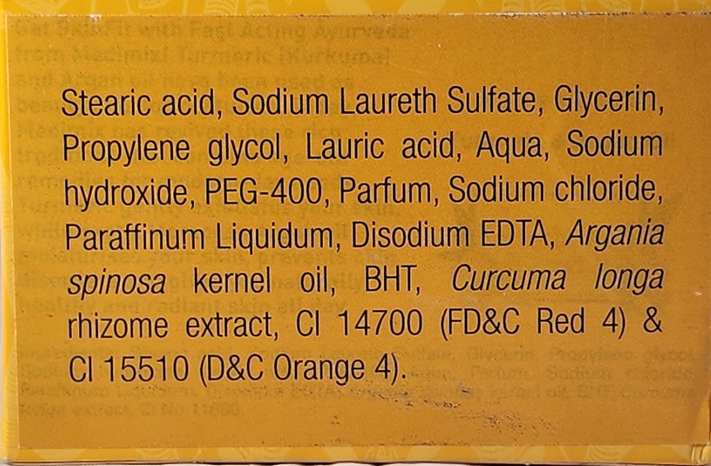 MEDIMIX AYURVADIC TURMERIC SAOP - 125 G