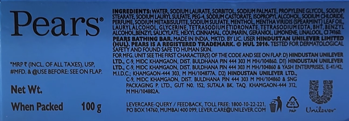 PEARS SOFT & FRESH - SOAP