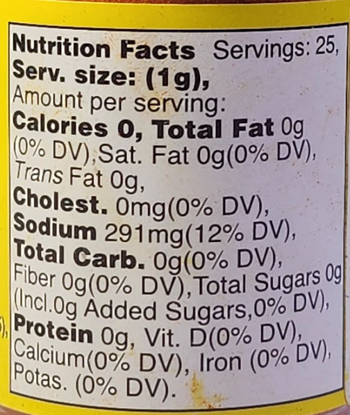 SWAD YELLOW FOOD COLOUR - 25 G