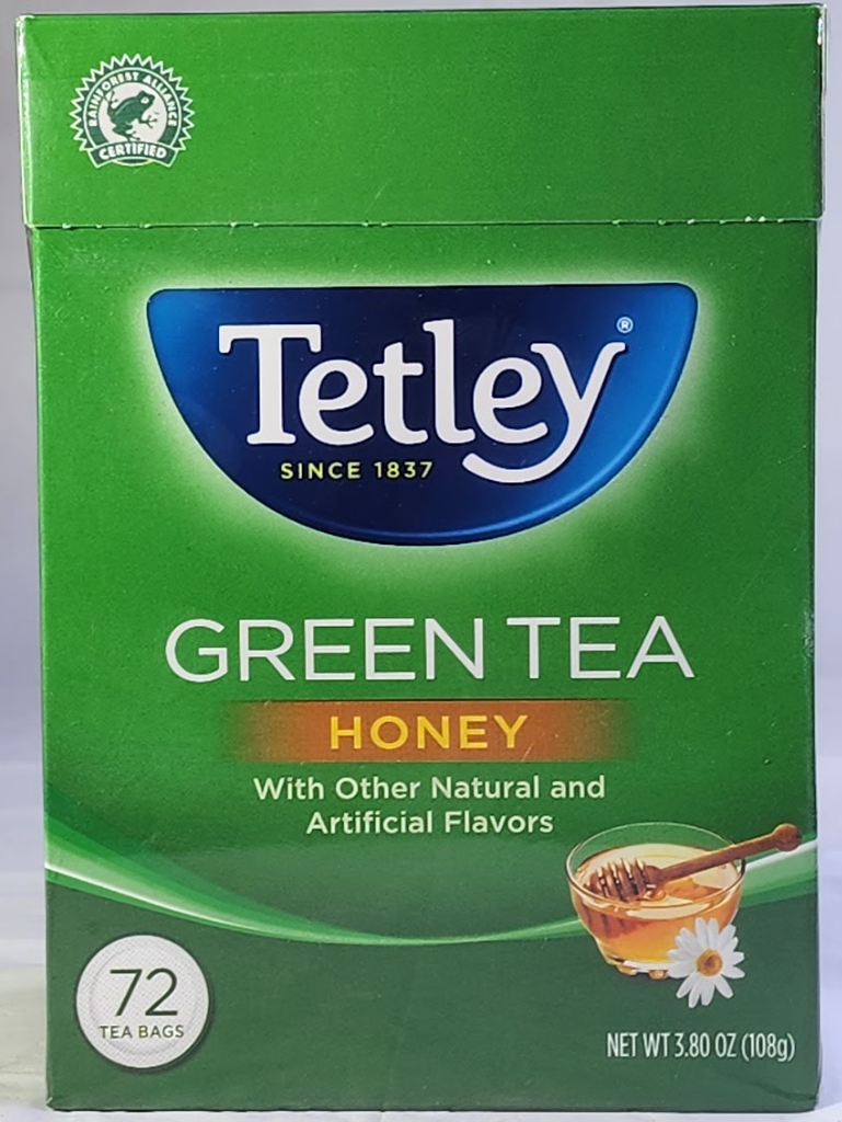 TETLEY GREEN TEA HONEY - 100 G