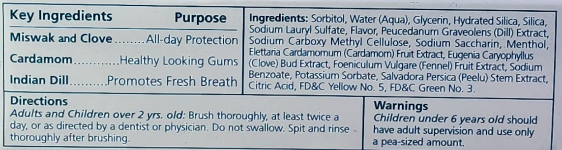 HIMALAYA MINT FRESH TOOTHPASTE - 175 G