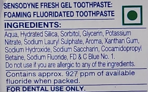 SENSODYNE TOOTHPASTE - 150 G