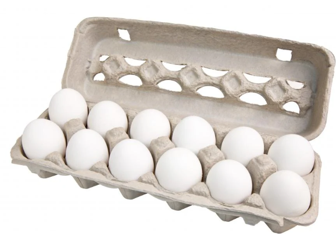 WHITE EGGS - 12 COUNT