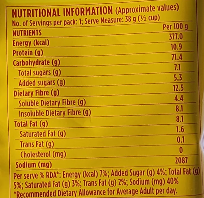 SAFFOLA MASAL OATS PEPPY TOMATO - 38 G