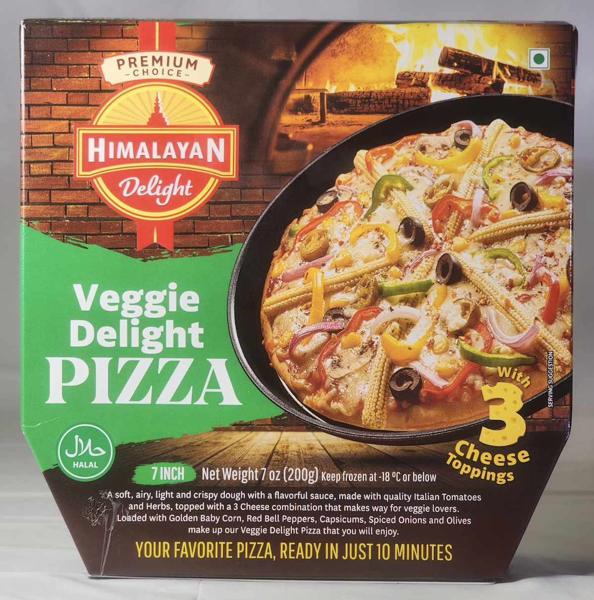 HIMALAYAN VEGGIE DELIGHT PIZZA INSTANT