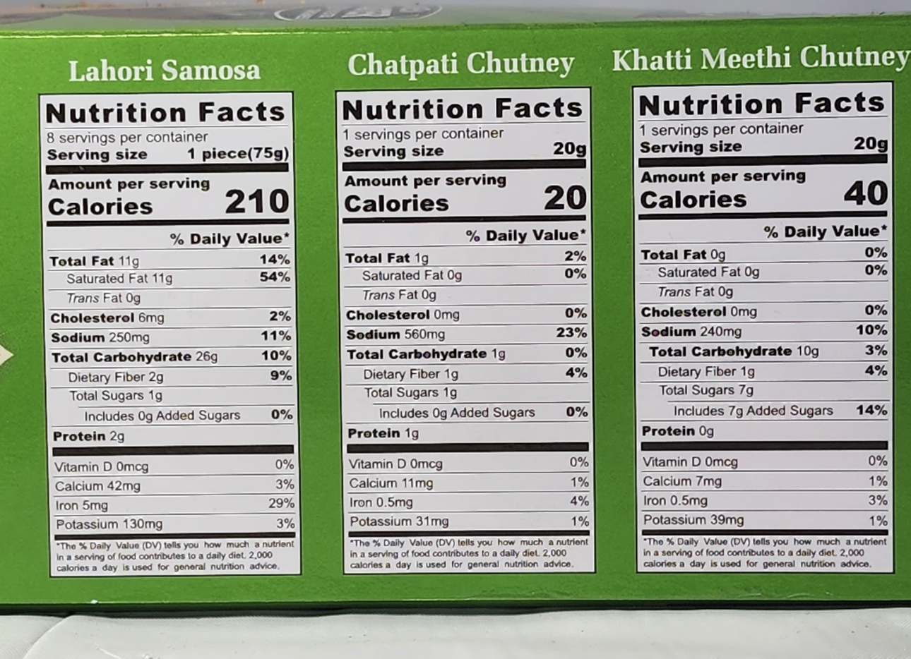 SWAD LAHORI SAMOSA - 600 G - 8 PIECES