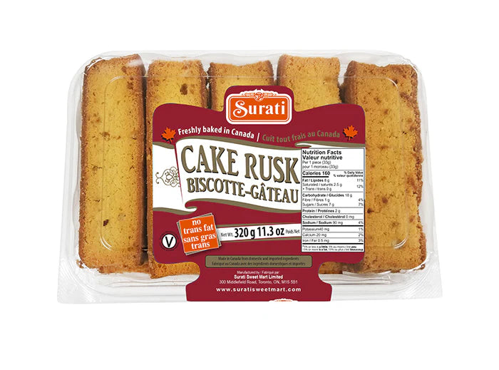 SURATI CAKE RUSK BISCUITS 320 G