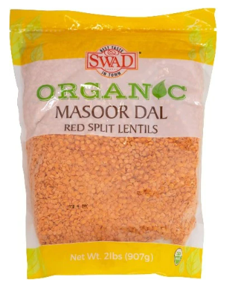Swad Organic Masoor dal - 2LB
