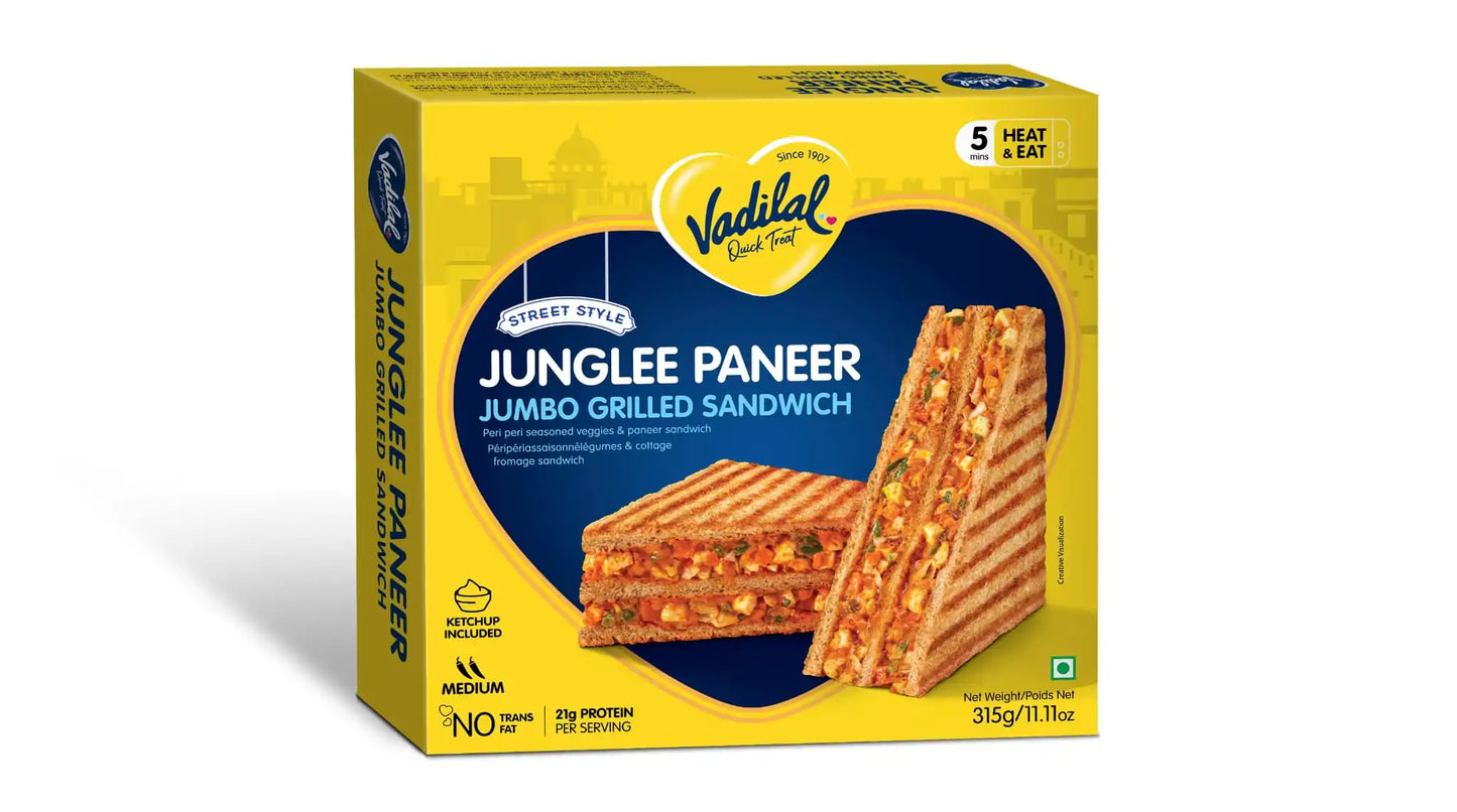 VADILAL JUNGLEE PANEER SANDWICH