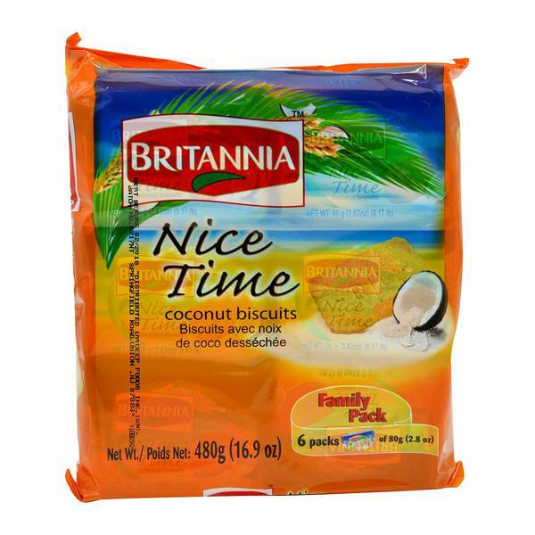 BRITANNIA NICE TIME BISCUITS - 480 G