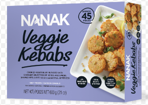 NANAK VEGGIE KEBABS - 600 G