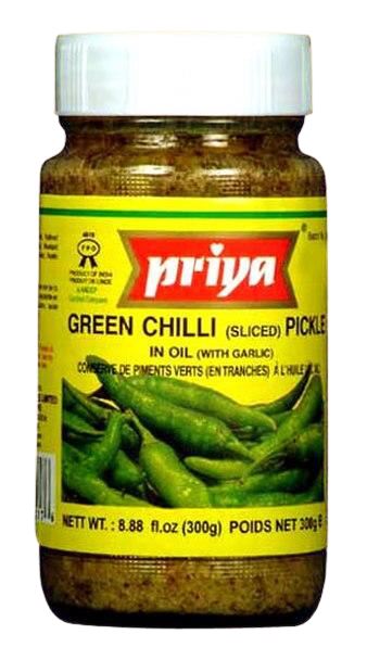 PRIYA GREEN CHILLI PICKLE - 300 G