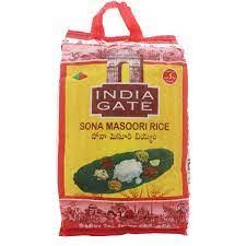 INDIA GATE SONA MASOORI RICE 20 LB