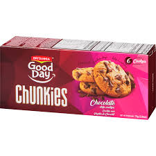 BRITANNIA CHUNKIES CHOCO CHIP BISCUITS