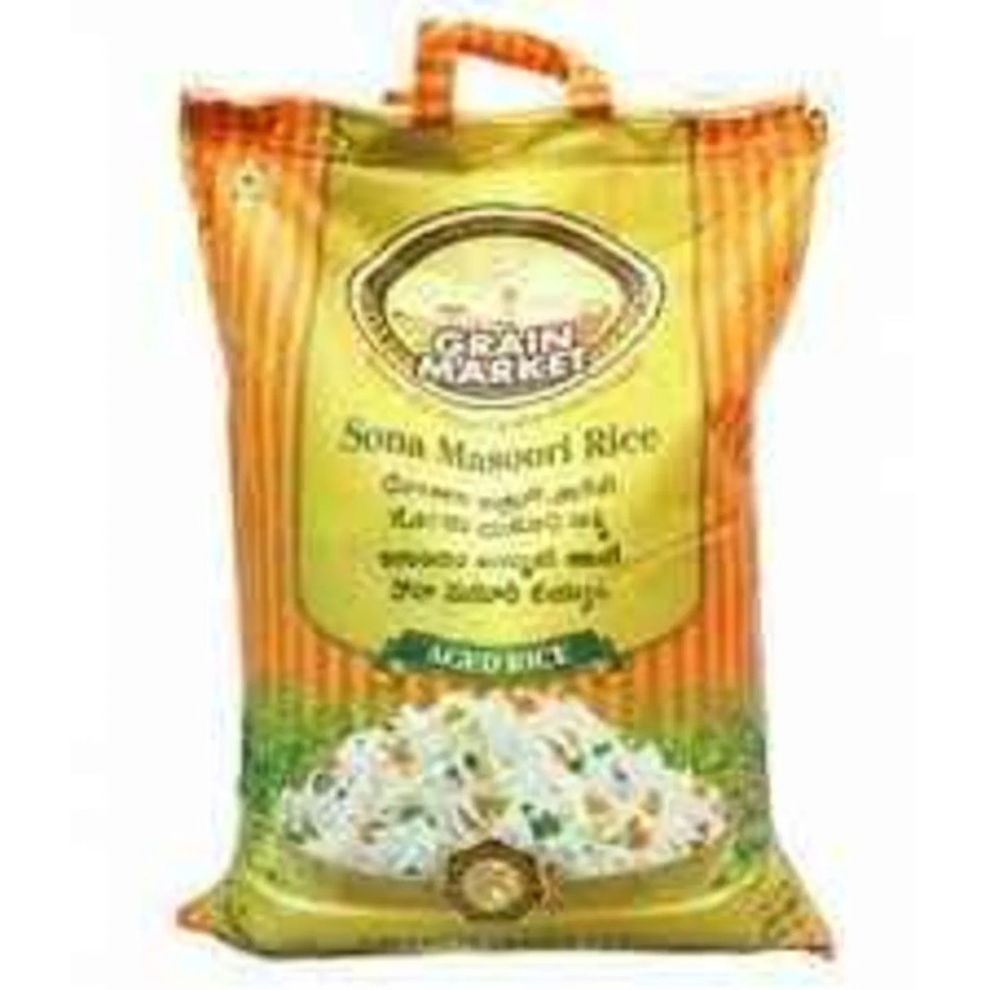 GRAIN MARKET SONA MASOORI RICE 20 LB