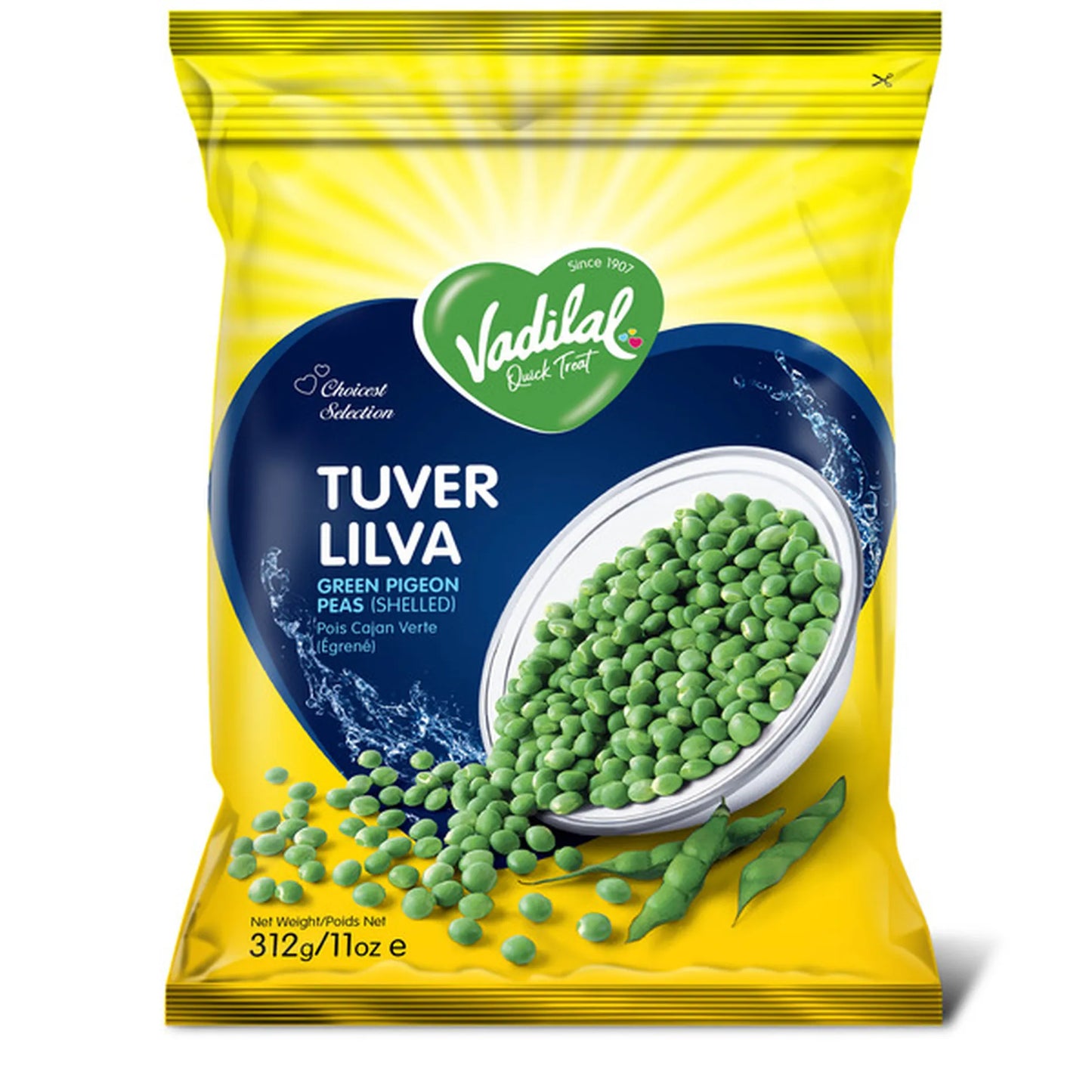 VADILAL TUVER LILVA - 300 G