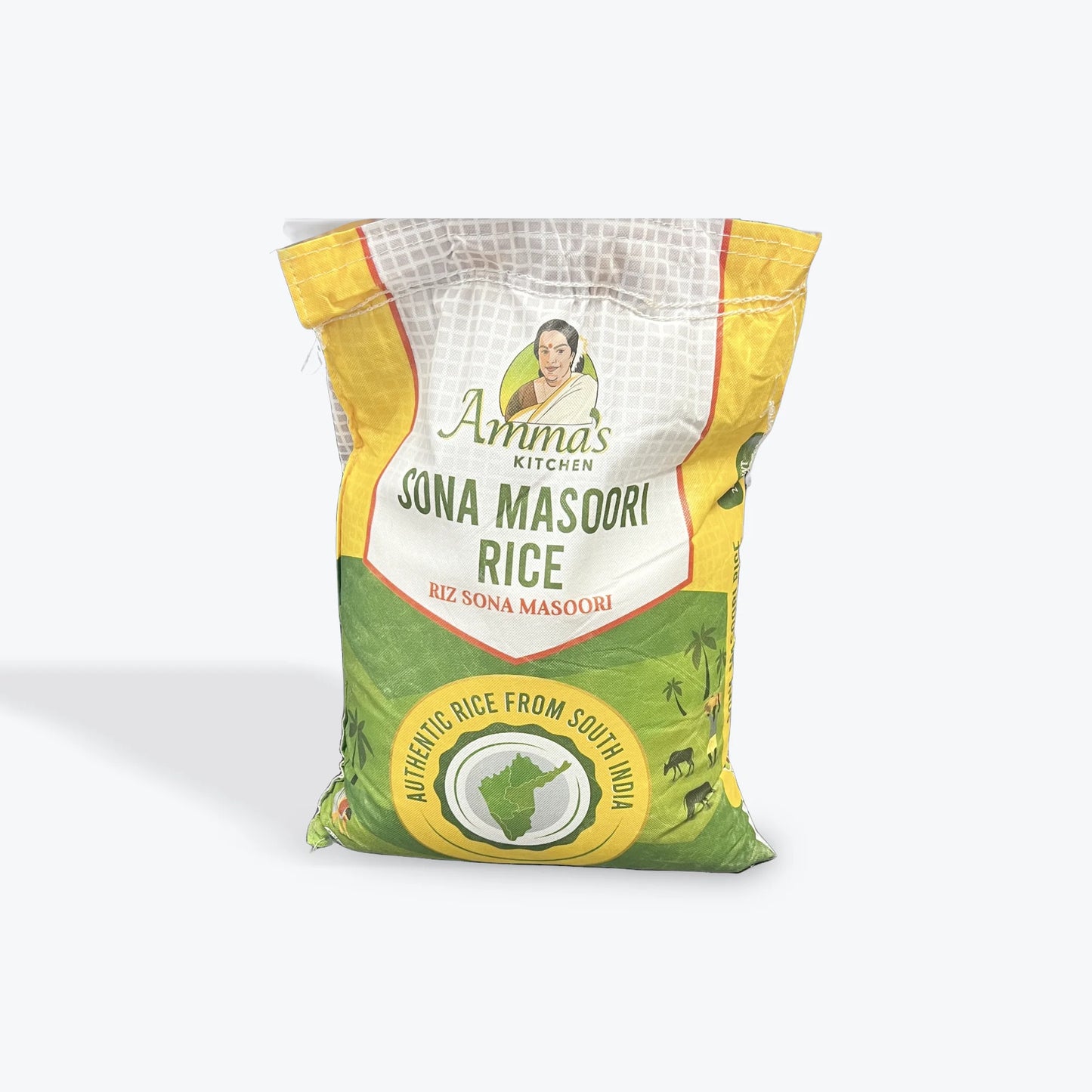 AMMA'S SONA MASOORI RICE - 40 LB