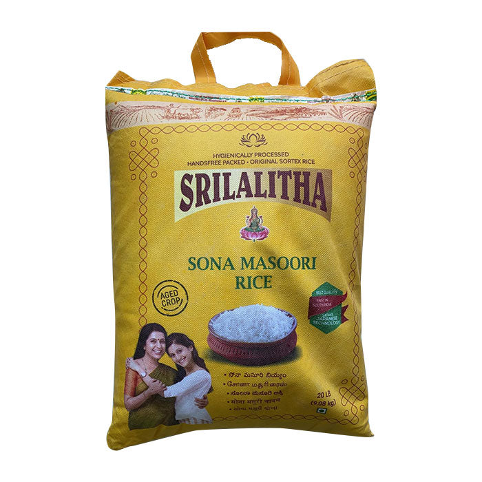 SRILALITHA SONA MASOORI RICE 20 LB