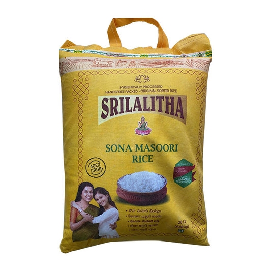 SRILALITHA SONA MASOORI RICE 20 LB
