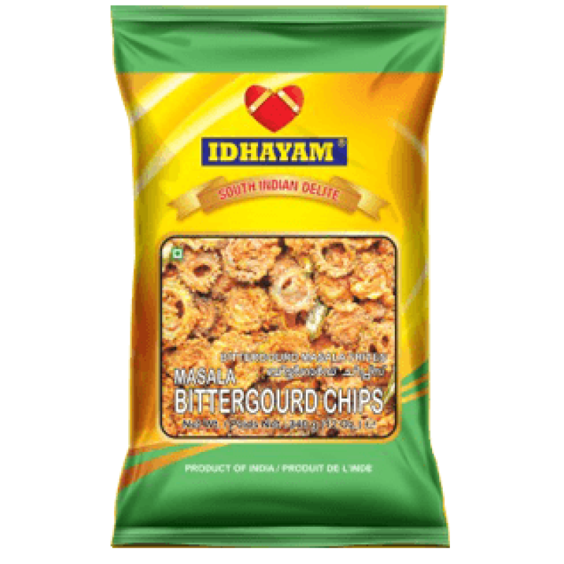 IDHAYAM MASALA BITTER GOURD CHIPS 340G