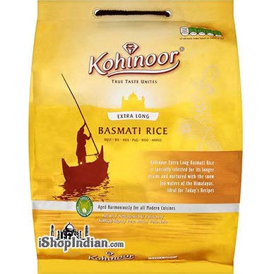 KOHINOOR EXTRA LONG BASMATI RICE - 10 LB