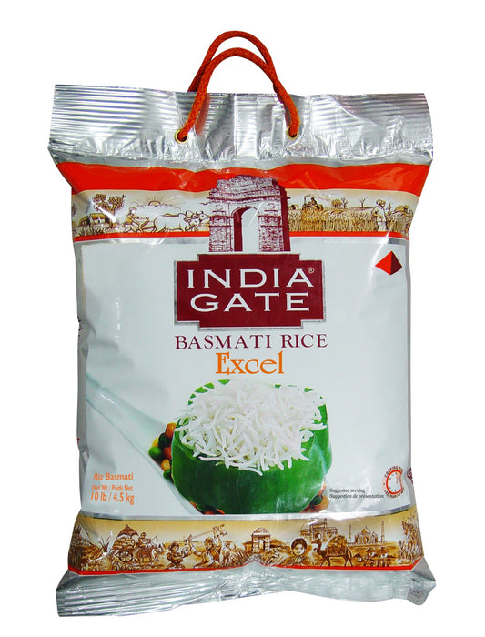 INDIA GATE BASMATI RICE EXCEL - 10 LB
