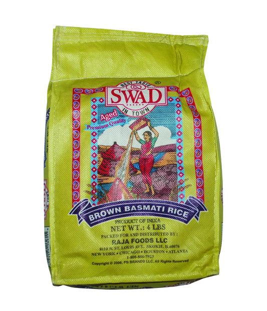 SWAD BROWN BASMATI RICE - 10 LB