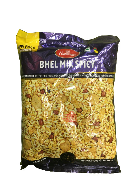 HALDIRAMS BHEL MIX SPICY 400G