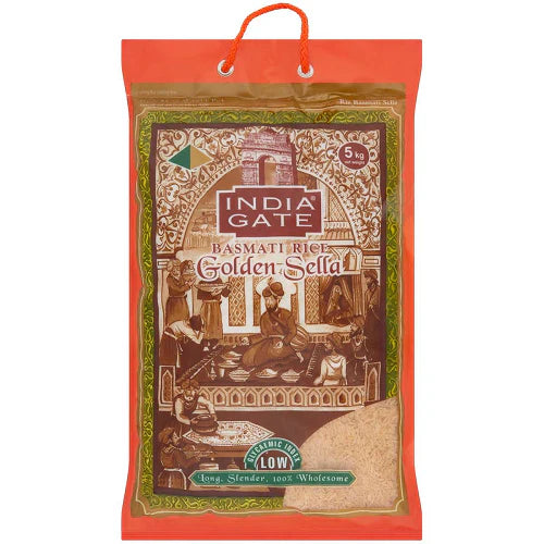 INDIA GATE GOLDEN SELLA BASMATI RICE- 10 LB