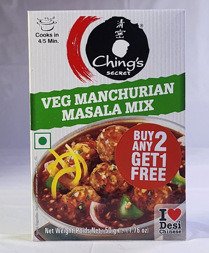 CHING'S VEG MANCHURIAN MASALA MIX - 50 G