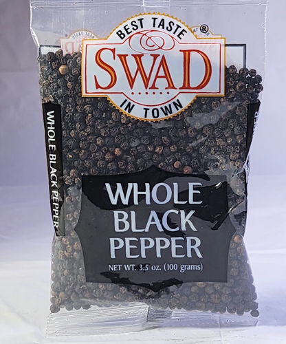 SWAD WHOLE BLACK PEPPER - 100 G