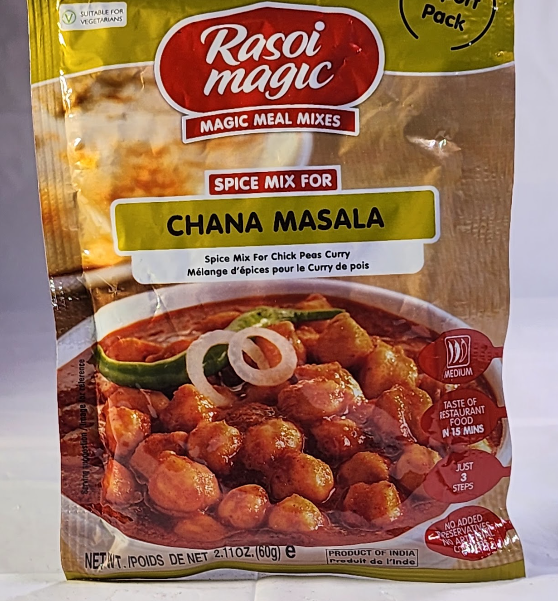 RASOI MAGIC CHANA MASALA SPICE MIX - 60 G