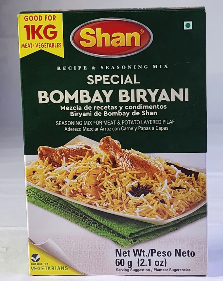 SHAN SPECIAL BOMBAY BIRYANI SPICE MIX - 60 G